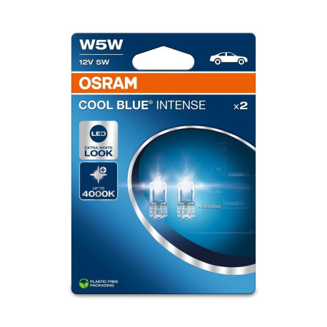 BECURI AUTO - Set 2 Becuri 12V W5W Cool Blue Intense Nextgen Blister Osram