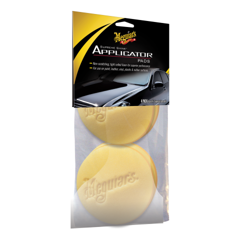 Detailing si Cosmetica - Set 4 aplicatoare pentru ceara si sealant Meguiar's Soft Foam Applicator Pad W0004, 101 mm