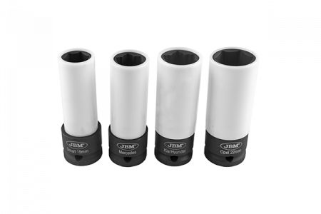 TRUSE SI SCULE DE MANA - Set 4 Tubulare De Impact Pentru Jante Din Aliaj 1/2` Jbm