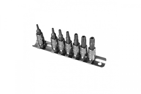 ACCESORII - Set 7 Capete Torx Cu Tubulare Actionare 1/4` Jbm
