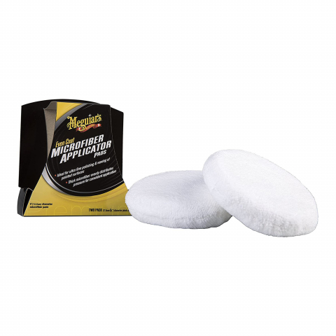 Detailing si Cosmetica - Set Aplicatoare Microfibra Meguiar's Even Coat Microfiber Applicator Pads, 2 buc