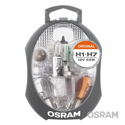 BECURI AUTO - Set Becuri Auto De Rezerva 12V H1/H7 Osram