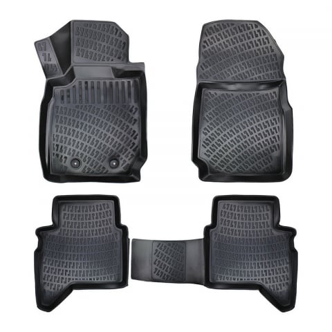 COVORASE AUTO INTERIOR - Set Covorase Auto Cauciuc Umbrella Pentru Ford Ranger I / Facelift 2011-2015 / 2015-2018