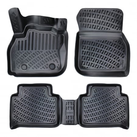 COVORASE AUTO INTERIOR - Set Covorase Auto Cauciuc Umbrella Pentru Renault Zoe 2012-