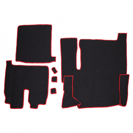 COVORASE AUTO INTERIOR - SET COVORASE PIELE ECOLOGICA TRUCK UMBRELLA PENTRU MAN SERIA TGX 6ALBASTRU
