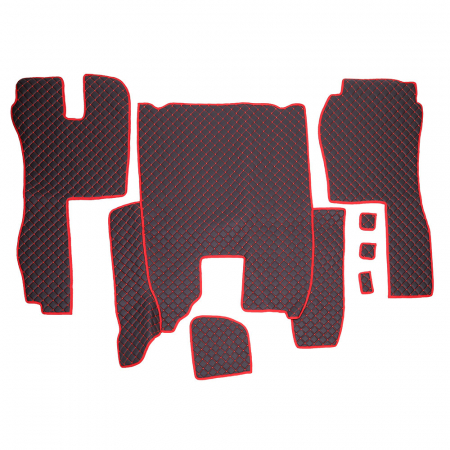 Set Covorase Piele Ecologica Truck Umbrella Pentru Scania Seria R 380-420 2006-2020 Automat, Negru [2]