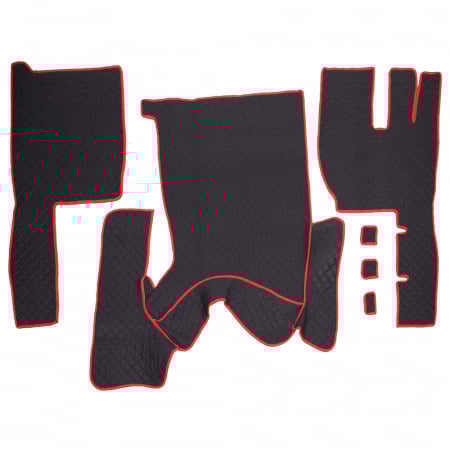 Set Covorase Piele Ecologica Truck Umbrella Pentru Volvo Fh12 Euro 5 Automat, Negru [1]