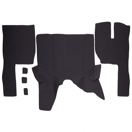 SET COVORASE PIELE ECOLOGICA TRUCK UMBRELLA PENTRU VOLVO FH EURO 6 ROSU [1]