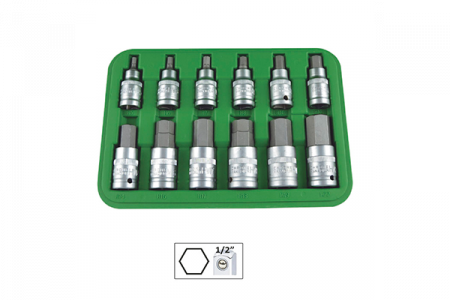 Set De 12 Piese 1/2Inch Imbusuri Hex. Jbm [3]