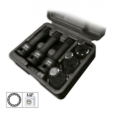 ACCESORII - Set De 6 Tubulare Xzn De 1/2` De Impact Jbm