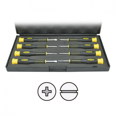 ACCESORII - Set De 8 Surubelnite Scurte Jbm