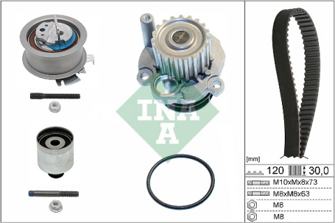 Kit distributie - Set distributie + pompa de apa INA 530020132