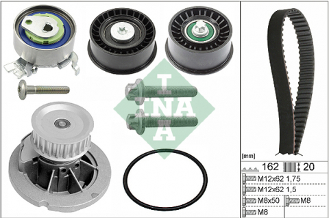 Kit distributie - Set distributie + pompa de apa INA 530044130