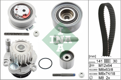 Piese auto - Set distributie + pompa de apa INA 530046330
