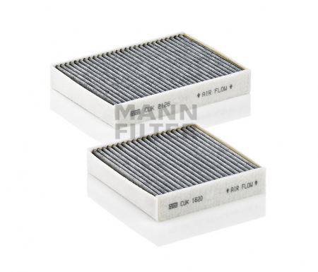 Filtre habitaclu - Set Filtre Habitaclu Carbon Activ Mann-Filter CUK21000-2