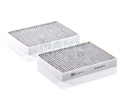 Filtre habitaclu - Set Filtre Habitaclu Carbon Activ Mann-Filter CUK23014-2