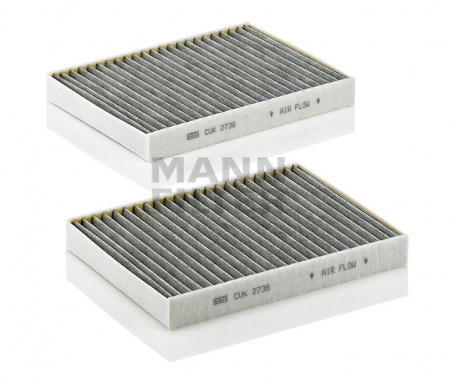 Set Filtre Habitaclu Carbon Activ Mann-Filter CUK2736-2 [1]