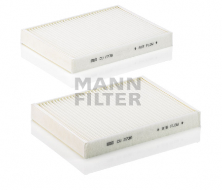 Filtre habitaclu - Set Filtre Habitaclu Mann-Filter CU2736-2