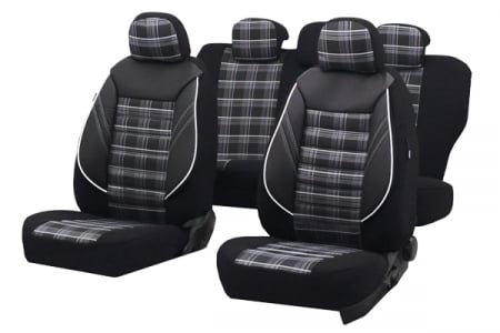 Set Huse Scaun Sport Negru-Gri [3]