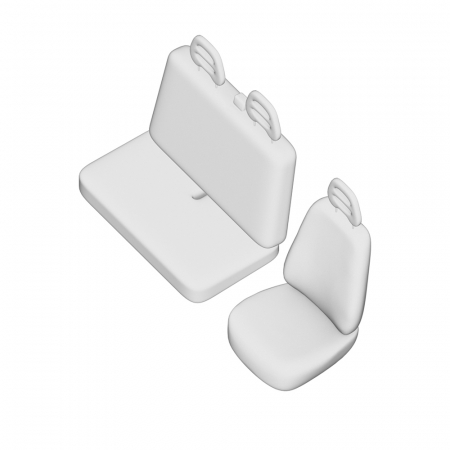 Set Huse Scaun Umbrella Pentru Iveco Daily (2+1) 2011-2014 [4]