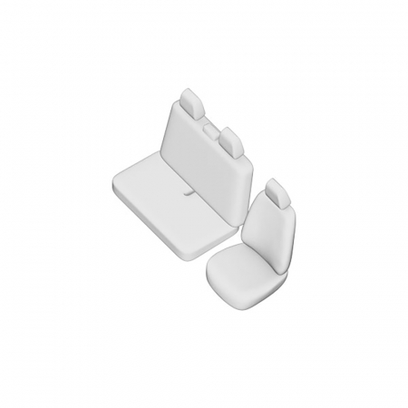 Set Huse Scaun Umbrella Pentru Renault Trafic (2+1) 2004-2014 [4]