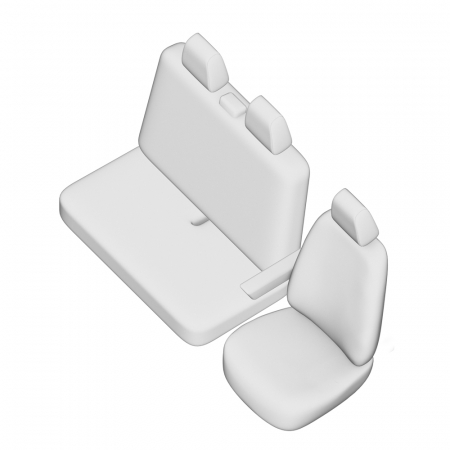 Set Huse Scaun Umbrella Pentru Vw T4 (2+1) Transporter Van 1992-2003 [3]
