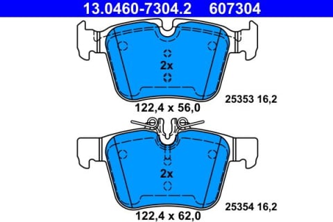 Piese auto - Set placute frana ATE 13.0460-7304.2