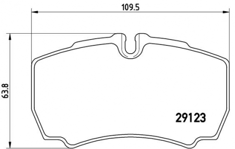 Piese auto - Placute frana BREMBO PA6023