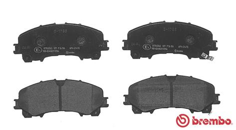 Placute frana BREMBO P56106 [1]