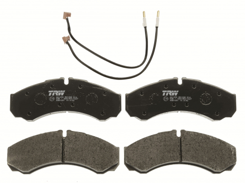 Set placute frana fata/spate TRW GDB1609 [1]