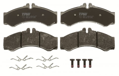 Placute frana - Set placute frana fata TRW GDB1288