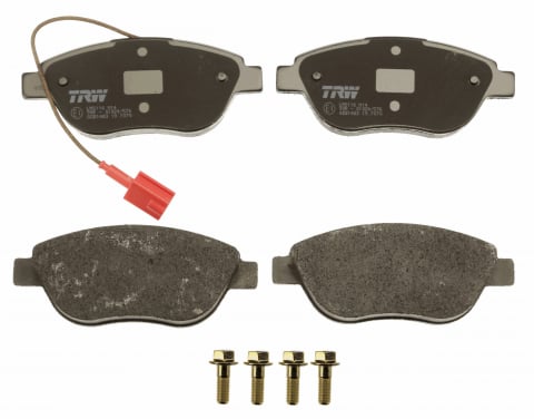 Placute frana - Set placute frana fata TRW GDB1483