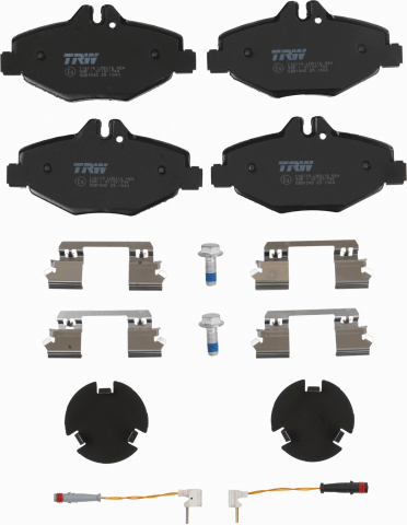 Set placute frana fata TRW GDB1542 [4]