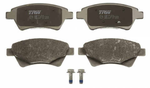 Placute frana - Set placute frana fata TRW GDB1597