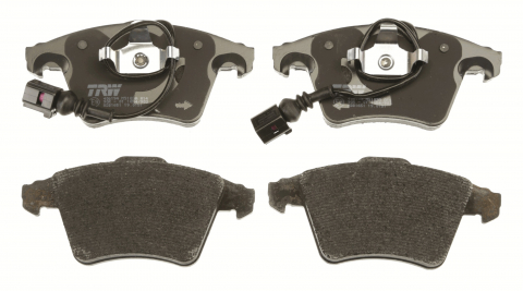 Placute frana - Set placute frana fata TRW GDB1651