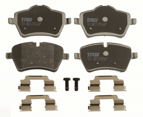 Placute frana - Set placute frana fata TRW GDB1712