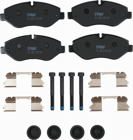 Placute frana - Set placute frana fata TRW GDB1747