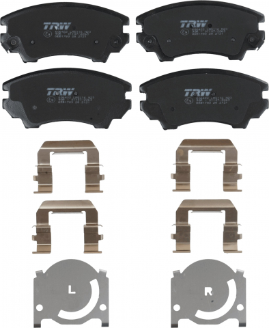Set placute frana fata TRW GDB1783 [5]