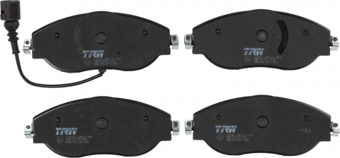 Placute frana - Set placute frana fata TRW GDB1918
