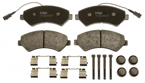 Placute frana - Set placute frana fata TRW GDB1982