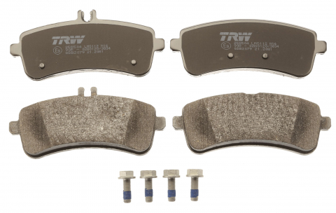 Placute frana - Set placute frana fata TRW GDB2079