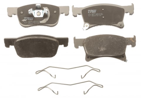 Placute frana - Set placute frana fata TRW GDB2091