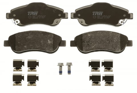 Placute frana - Set placute frana fata TRW GDB3445