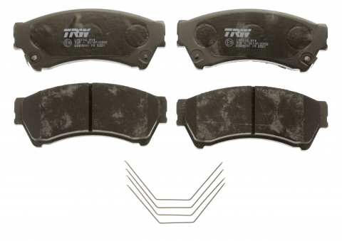 Placute frana - Set placute frana fata TRW GDB3501