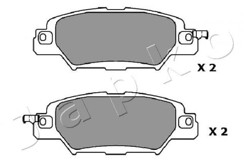 Set placute frana JAPKO 51318 [1]