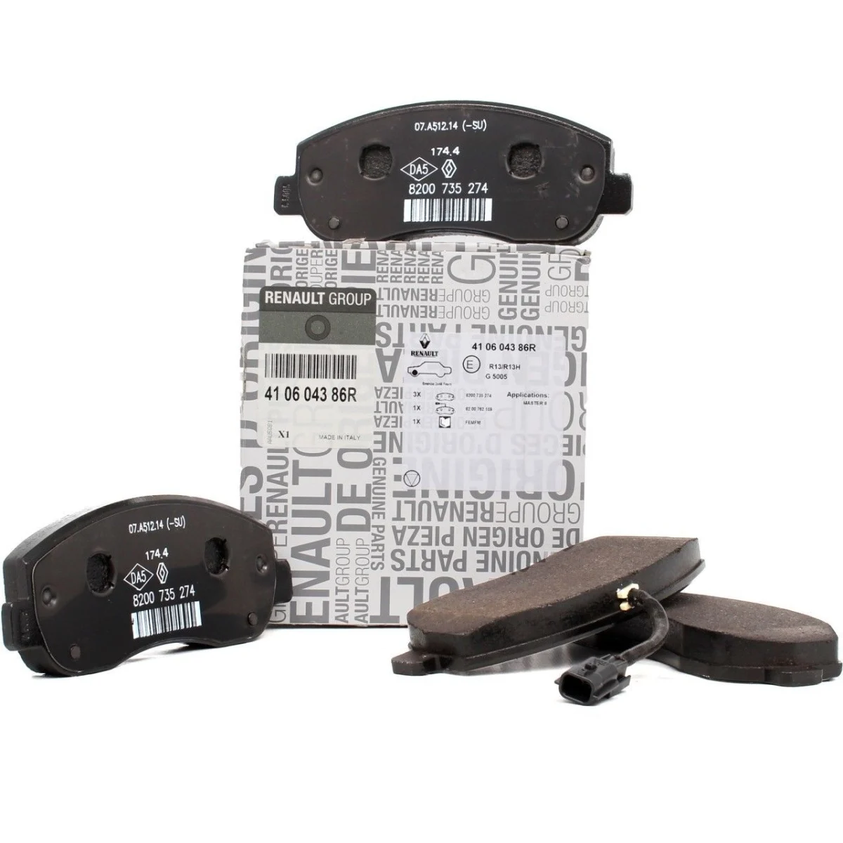 Piese auto - Set placute frana fata OE RENAULT 410604386R