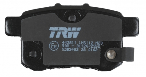Set placute frana spate TRW GDB3482 [4]
