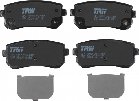Set placute frana spate ps TRW GDB3474 [3]