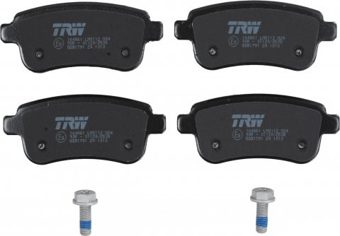 Placute frana - Set placute frana spate TRW GDB1791