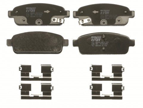 Placute frana - Set placute frana spate TRW GDB1844